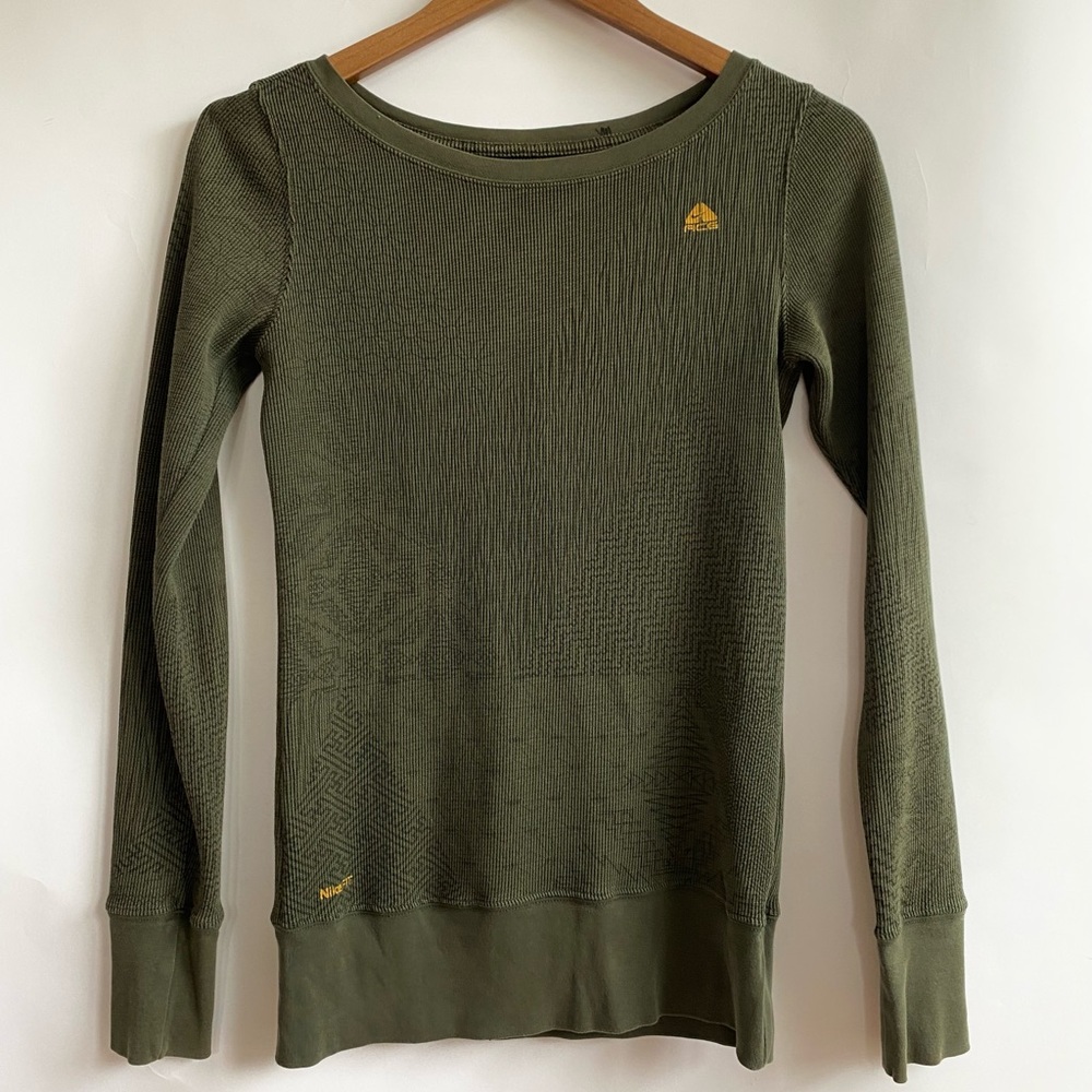 Women's Nike ACG Waffle Knit Thermal Top